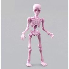 Забавная подвижная фигурка скелета 9см