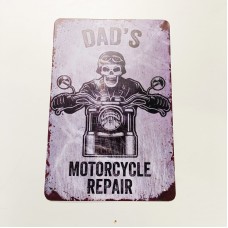 Постер "Dad's motorcycle repair"