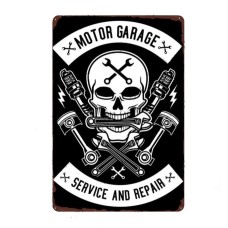 Постер "Motor garage-service and repair"