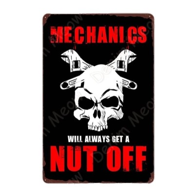 Постер "Mechanic nut off"