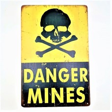 Постер "Danger mines"