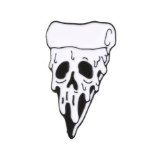 Значок Череп- кусок пиццы