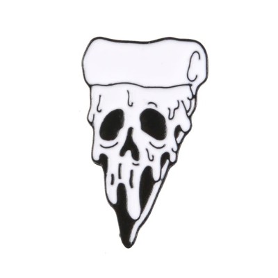 Значок Череп- кусок пиццы