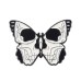 Значок  Бабочка-череп Style2
