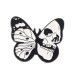 Значок  Бабочка-череп Style3